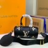 LV Papillon BB Monogram Empreinte Black/Beige For Women,  Shoulder And Crossbody Bags 7.9in/20cm LV M45980