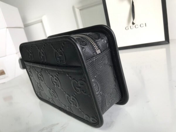 gg Embossed Cosmetic Case Black gg Embossed For Men? 9in/23cm gg495
