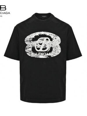 Balenciaga T-Shirt - Distressed Logo