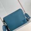 f1e040a8 LV Messenger Grain Blue For Men, Bags, Shoulder And Crossbody Bags 11in/28cm LV M59327