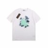 Dior T-Shirt with Floral Graphic Design
