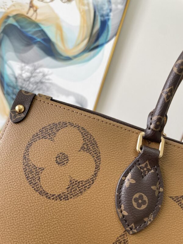LV OnTheGo GM Tote Bag Monogram And Monogram Reverse Canvas For Women, Women¡¯s Handbags 16.1in/41cm LV M44576