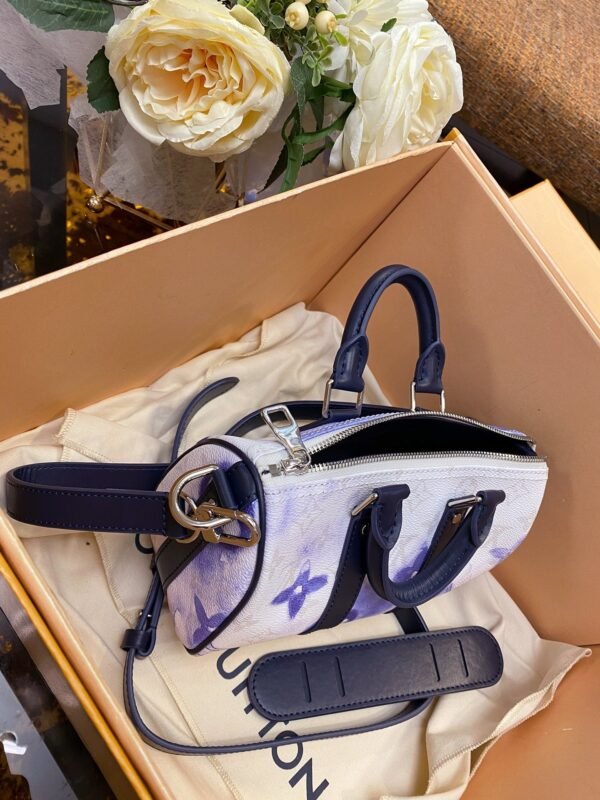 f3bbb747 LV Keepall Xs Nano 21cm White-Blue