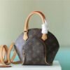 LV Ellipse BB Handbag Created By Nicolas Ghesquiere From Classic Monogram Canvas For Women Brown 23cm/8.9in LV