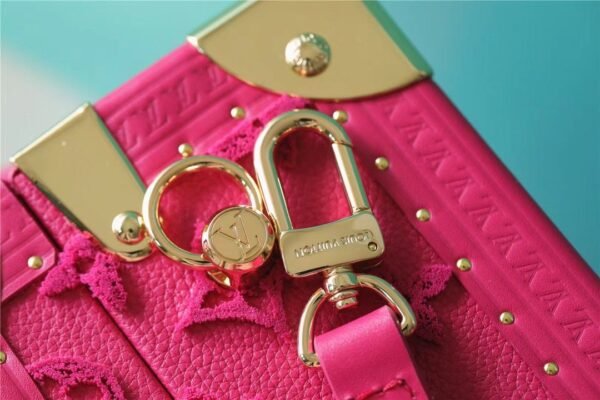 LV Valisette Tresor Monogram Empreinte Pink For Women, Women¡¯s Bags, Shoulder And Crossbody Bags 9.4in/24cm LV