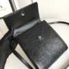 gg Embossed Messenger Bag Black gg Embossed For Men 8.1in/20.5cm gg 625782 1W3AN 1000465
