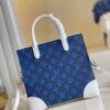 LV Litter Bag Vintage Monogram Canvas Blue By Virgil Abloh For Men, Men¡¯s Bags, Shoulder And Crossbody Bags 9.4in/24cm LV