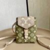 LV Tiny Backpack Monogram Empreinte Khaki For Women, WoBags 19cm LV M81351