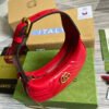 gg Marmont Half Moon Shaped Mini Bag Red For Women, Women’s Bags 8.5in/22cm gg