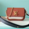 LV Lockme Tender Chataigne Brown For Women,  Shoulder And Crossbody Bags 7.5in/19cm LV?