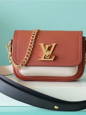 LV Lockme Tender Chataigne Brown For Women,  Shoulder And Crossbody Bags 7.5in/19cm LV?