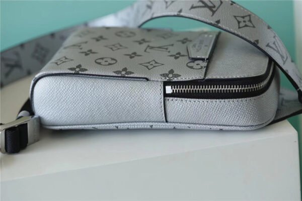 LV Outdoor Sling Bag Taigarama Gunmetal Gray For Men, Bags, Crossbody Bags 8.3in/21cm LV?