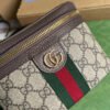 gg Ophidia Belt Bag With Web Beige/Ebony Soft gg Supreme Canvas? For Men 7.1in/18cm gg 699765 96IWG 8745