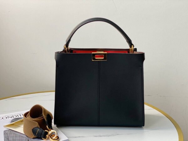 FI Peekaboo X-Lite Tote Medium Black Bag For Woman 30cm/12in