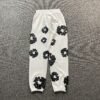 DENIM TEARS COTTON WREATH SWEATPANTS WHITE