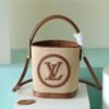 faf2516c LV Petit Bucket Raffia Caramel Brown For Women, Women¡¯s Bags, Shoulder And Crossbody Bags 9.4in/24cm LV M59961