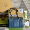 gg Marmont Medium Matelasse Tote Blue For Women, Women’s Bags 13.6in/34cm gg ??675796 UM8BF 4340