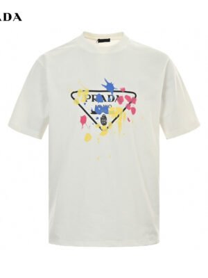 Prada T-Shirt - Paint Splatter Logo