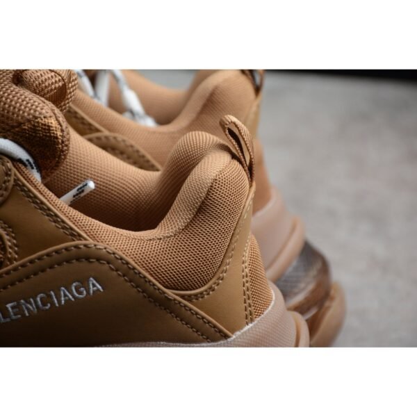 BALENCIAGA TRIPLE S CLEAR SOLE x BROWN