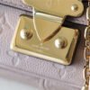 LV Marceau Monogram Empreinte Dove Gray For Women,  Shoulder And Crossbody Bags 9.6in/29.5cm LV M46199