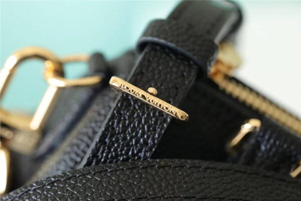 LV Nano Speedy Monogram Empreinte Arizona Beige/ Creme Beige For Women, Women¡¯s Bags, Shoulder And Crossbody Bags 6.3in/16cm LV