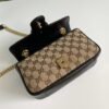 gg Marmont Matelass¨¦ Mini Bag Beige/Ebony Diagonal Matelass¨¦ Original gg Canvas For Women  8.5in/22cm 446744