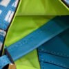 FI Mini Baguatte 1997 Blue Glazed Bag For Woman 19.5cm/7.5in