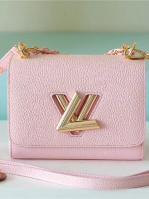 LV Twist PM Grain Pink For Women,  Shoulder And Crossbody Bags 7.5in/19cm LV M20699