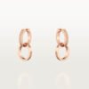 18K Love Pave Diamond Earrings