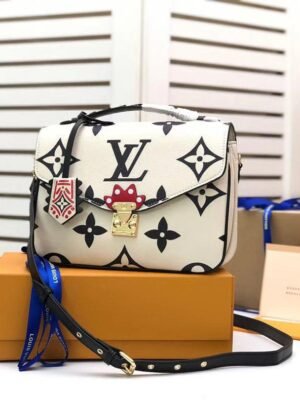 LV LV Crafty Pochette Metis Monogram Empreinte Creme For Women, Women¡¯s Handbags, Shoulder And Crossbody Bags 9.8in/25cm LV M45384