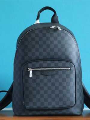 LV Josh Backpack Damier Graphite Canvas For Men, Bags 40cm LV N40365