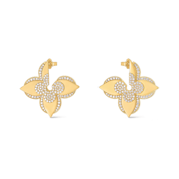 18K Louis Medaillon Earrings