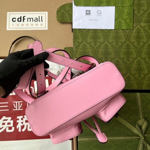 gg Bamboo Small Backpack Pink For Women, Women’s Bags 8.6in/22cm gg ??702101 UZY0T 5814
