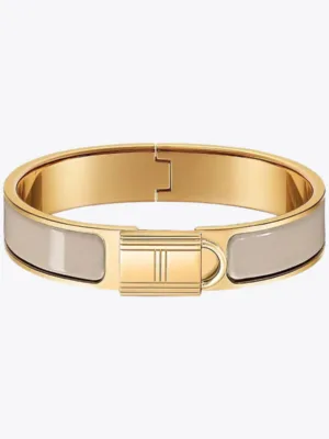 18K Clic Cadenas Light Brown H Bracelet