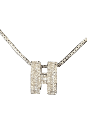 18K H Diamonds Necklace