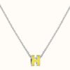 18K Mini Pop H Yellow Necklace