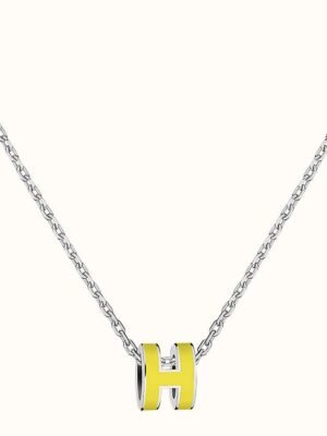 18K Mini Pop H Yellow Necklace