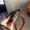 Black  Celine iPhone Case With Strap-SZ231124