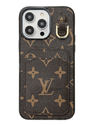 Lou Card Holder Leather iPhone Case