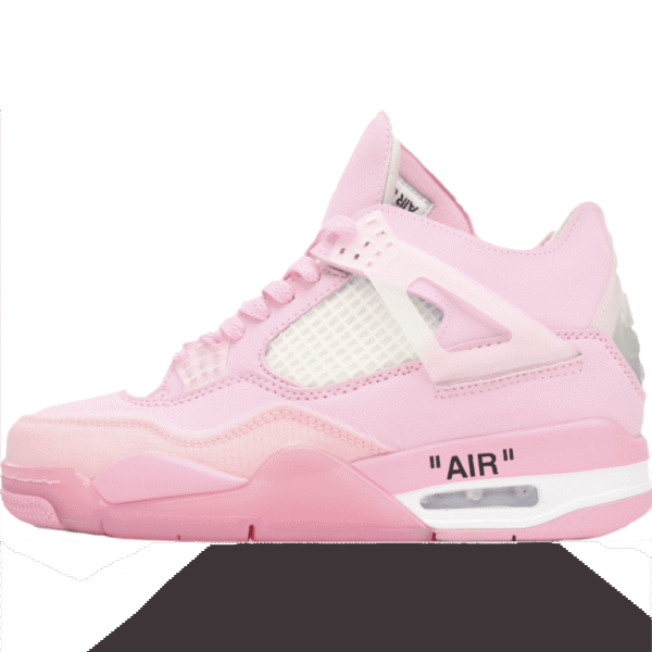 JORDAN 4 x OFF-WHITE ROSE PEACH
