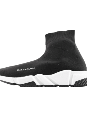 BALENCIAGA SPEED TRAINER x BLACK WHITE BLACK