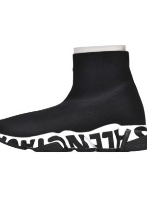 BALENCIAGA SPEED GRAFFITI TRAINER x BLACK WHITE