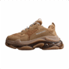 BALENCIAGA TRIPLE S CLEAR SOLE x BROWN