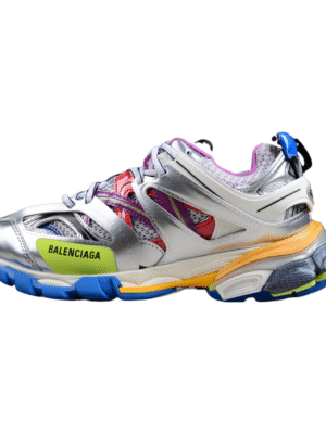 BALENCIAGA TRACK x LEATHER FREE WHITE SILVER MULTI