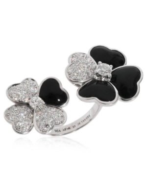 18K Cosmos Between the Finger Diamond Ring