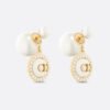 18K CD Pearls Earrings