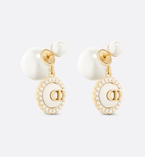 18K CD Pearls Earrings