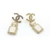 18K CC Perfume Bottle Earrings