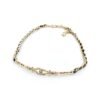 18K CC Leather Choker Necklace