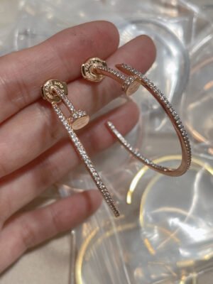 18K Juste Un Clou Diamonds Earrings